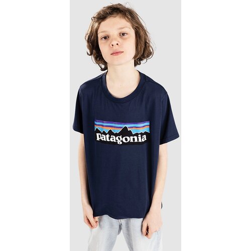 Patagonia P-6 Logo Kids T-shirt new navy Slike