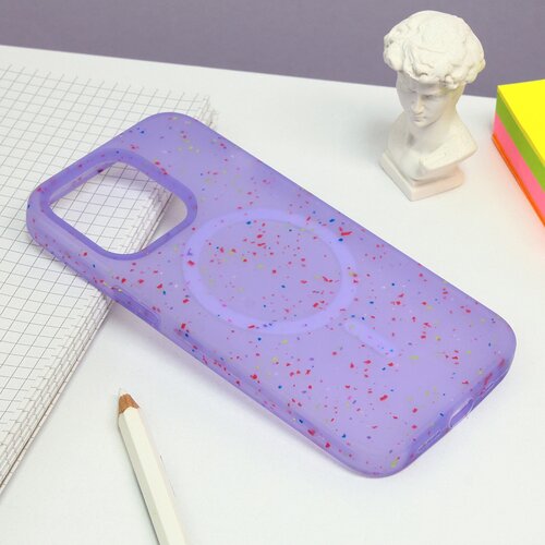 Torbica colorful magsafe za iphone 13 pro 6.1 ljubičasta Slike