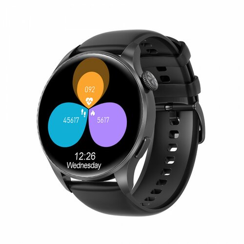 Smart Watch DT3 New crni (silikonska narukvica) pametan sat Slike