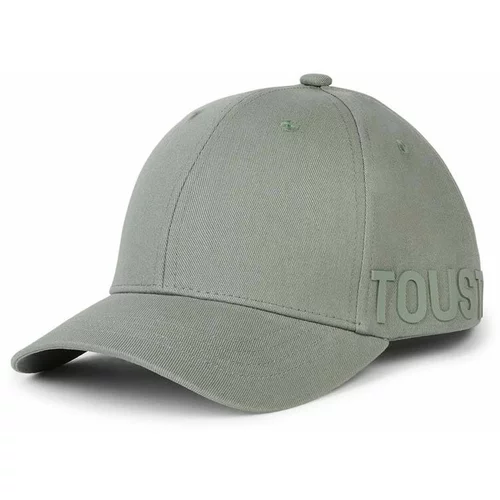 Tous Pamučna kapa sa šiltom boja: zelena, bez uzorka