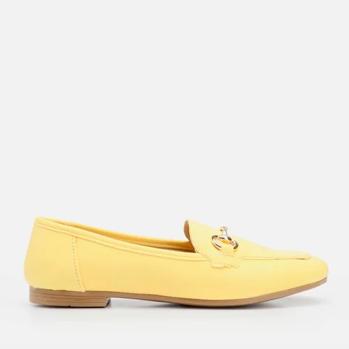 Yaya by Hotiç Loafer Shoes - Yellow - Flat
