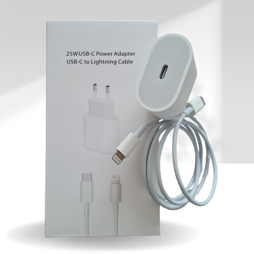  kućni punjač za iphone 14/13/12/11 pd fast charger 20W 5A hq rez RE-40 sa kablom type c na lightning beli Slike