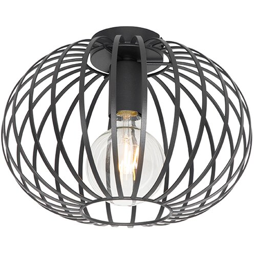QAZQA Smart plafondlamp zwart 30 cm incl. Wifi G95 - Johanna Cene