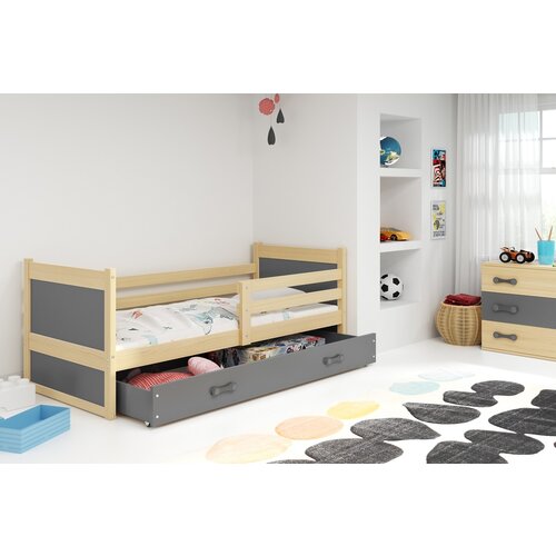 BestBed Postelja RICO s predalom-Bor-Grafit Cene
