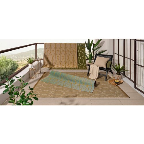 Dieter Knoll PREPROGA ZA ZUNANJO UPORABO 206/290 cm tkano krem barve, bež Slike