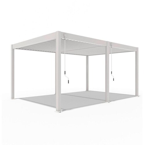 Gardenson Pergola Superior, Biserna Barva, 3,6x5,3m Cene