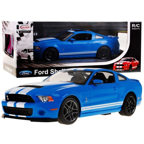  Licencirani auto na daljinsko upravljanje Ford Shelby Mustang GT500 Blue 1:14 RASTAR - plavi Cene