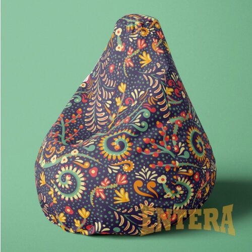  Lazy Bag - &amp;Scaron;areni boho ljubičasti cvetni dezen ( 080 ) Slike