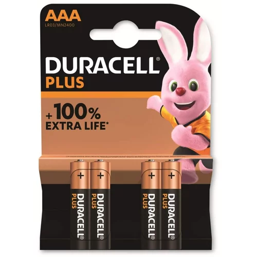  4x baterija Duracell AAA - alkalna