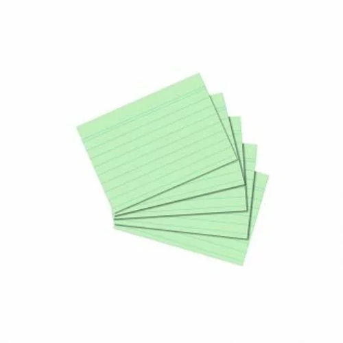 Herlitz Kartica A8, diktando, set 1/100, 170 gramski papir, zelena,
