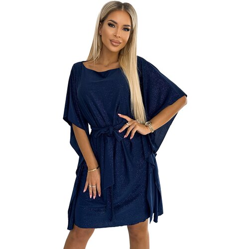 Numoco Lady's dress with binding at the waist Cene