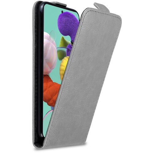 Cadorabo Ohišje, združljivo z Samsung Galaxy A51 5G v rdeče jabolko - Zaščitni ovitek v obliki flipa z magnetnim zapiranjem, (20565226) Cene
