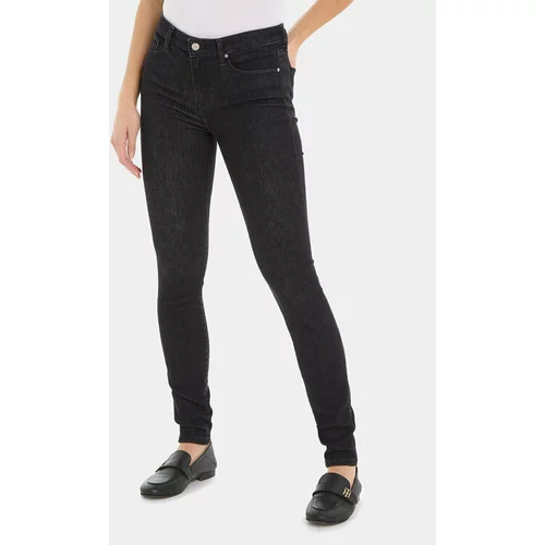 Tommy Hilfiger Jeans hlače Como WW0WW39606 Črna Skinny Fit