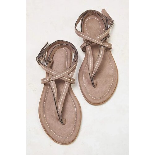 Trendyol Shoes Ženske sandale Takss25Sd00061, Bež Cene