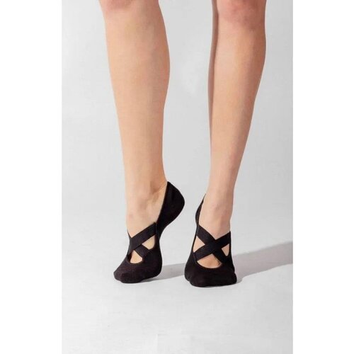 Dewberry 91022 2-Pack Womens Yoga &amp;amp; Pilates Socks 36-41-BLACK Slike