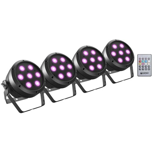 Cameo ROOT PAR 4 SET 1, 4x ROOT PAR 4 + IR kontrola - - Audio-Kondric Slike
