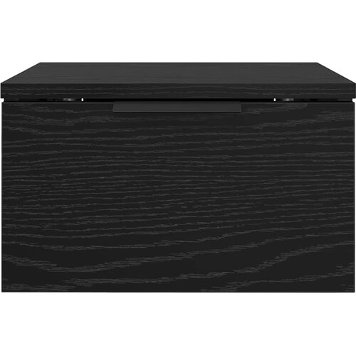  Noćni ormar 2 pcs Crni hrast 34 x 30 x 20 cm Konstruirano drvo Slike
