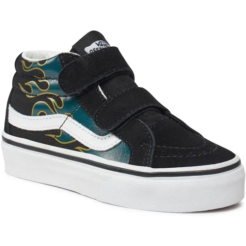 Vans Tenisice 'SK8-Mid Reissue V' petrol / crna / bijela