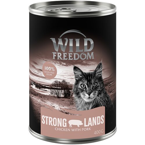 Wild Freedom Adult 6 x 400 g - Strong Lands - piletina i svinjetina Slike