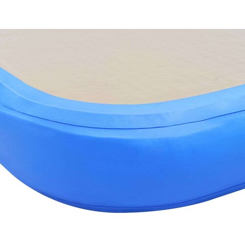  Strunjača na napuhavanje s crpkom 700 x 100 x 10 cm PVC plava Slike