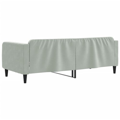  Dnevni krevet svjetlosivi 90 x 190 cm bar&amp;scaron;unasti Slike