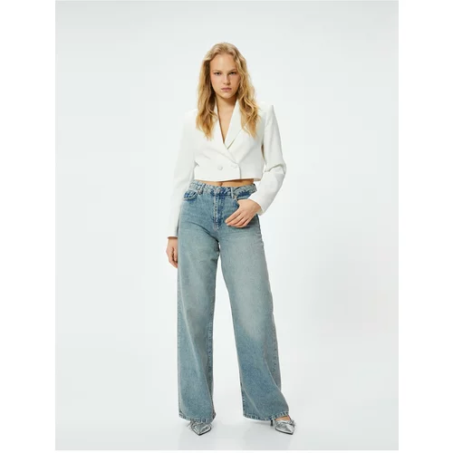 Koton Wide Leg Jeans Standard Waist - Bianca Wide Leg Jean