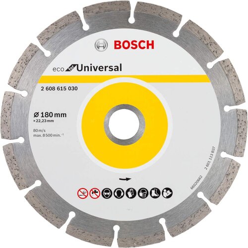 Bosch dijamantska rezna ploča ECO For Universal 180x22,23x2,2x7 - pakovanje od 10 komada (2608615043) Cene