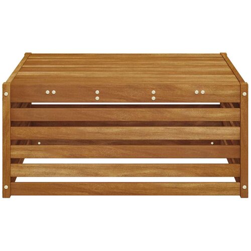  stol Čvrsto drvo akacije Prirodna 79 x 79 x 37 cm - Prirodna stol Slike
