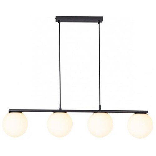  Redo 01-3156 - Luster na sajli BOWLING 4xE27/42W/230V, crne boje Cene