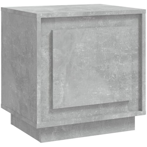 Maison Chic Nočna omarica - Nočna miza betonsko siva 44x35x45 cm inženirski les, (21689829) Cene