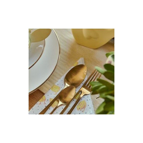 Dekordom Pribor za jelo abele 16kom - gold - hml Cene