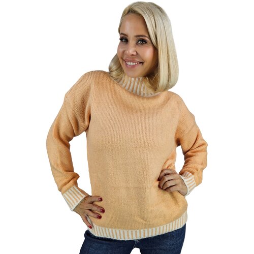 Pri Warm and cozy women's striped sweater autumn winter KEIRA Cijene