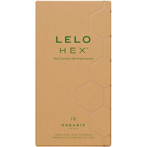 Lelo HEX ORGANIC CONDOM BOX 12 UNITS Slike