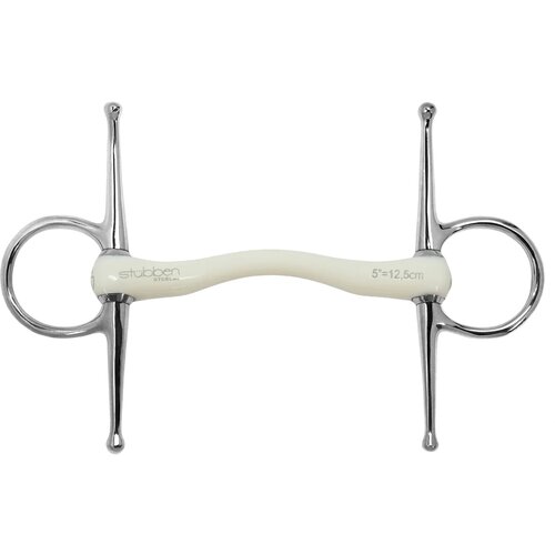 St&amp;uuml;bben Brzda 1305 Fine Line Flex Full-Cheek Snaffle - 10,5 cm Slike