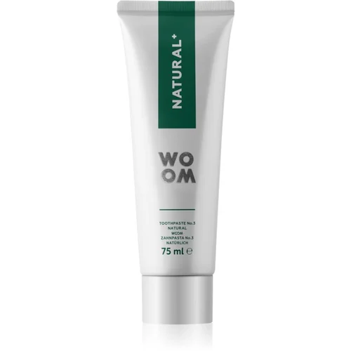 WOOM Natural+ Toothpaste zobna pasta z meto 75 ml