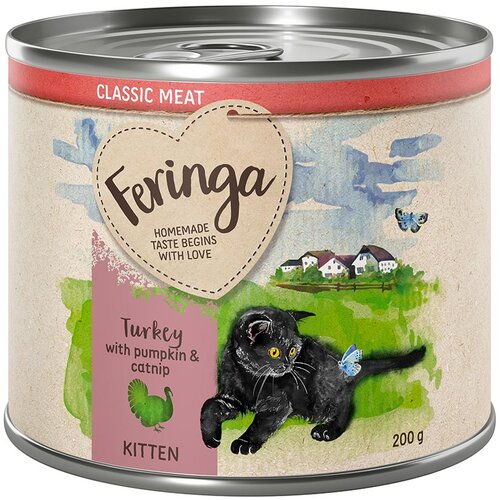 Feringa Classic Meat meni Kitten 6 x 200 g - Puran Slike