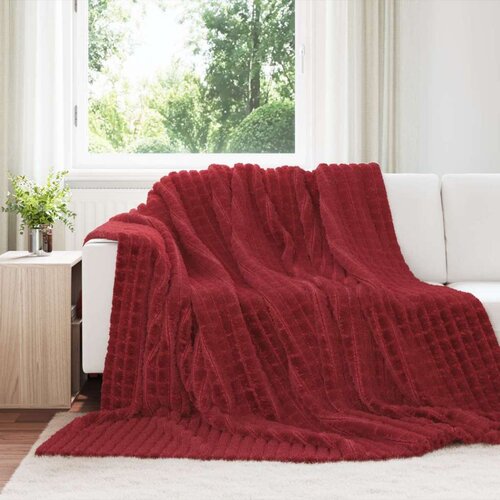  Odeja Bordeaux rdeča 240 x 220 cm Flis, (5000288332) Cene