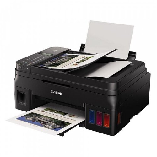 Canon PIXMA G4411, CISS, print/scan/copy/fax, A4, 4800x1200dpi print, 8.8ppm/5ppm, 600x1200dpi scan, USB/Wi-Fi all-in-one &amp;scaron;tampač Slike
