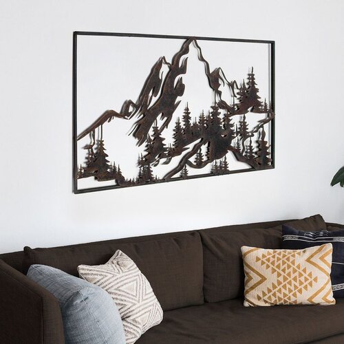 WALLXPERT rustic mountain VNT017 vintage dekorativni metalni zidni dodatak Cene