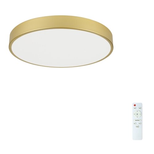  Brilagi - LED prigu&amp;scaron;iva svetiljka POOL LED/60W/230V 3000-6000K prečnik 60 cm zlatna + daljinski upravljač Slike