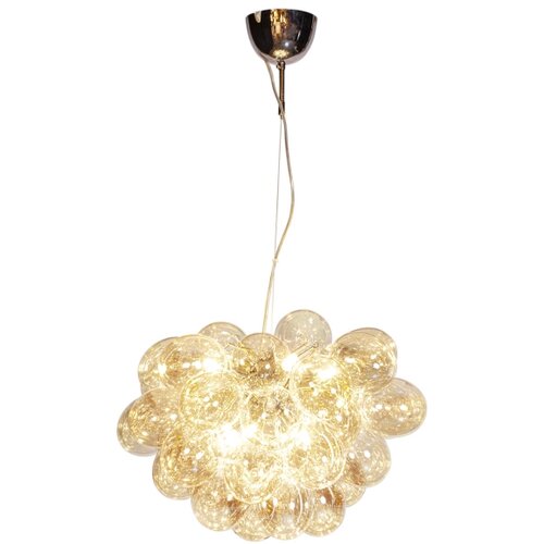  ByRydens 4200440-5503 - Visilica na sajli GROSS 8xG9/4W/230V dimna/braon Slike