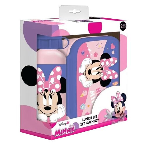 DIAKAKIS Kutija za užinu + aluminijska boca set MINNIE 564931 Cijene