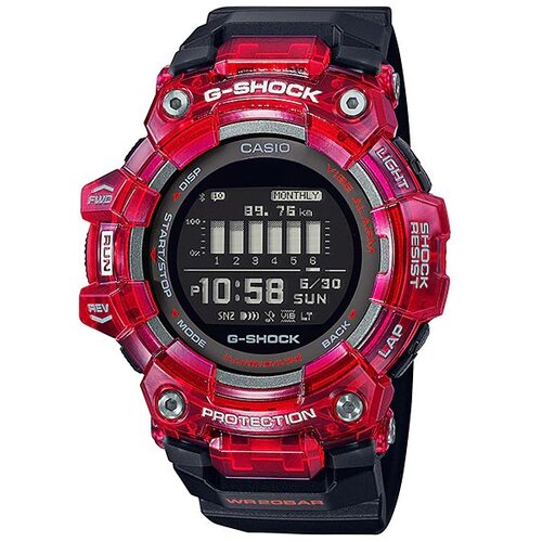 Casio Mu&scaron;ki sat G-Shock GBD-100SM-4A1, Crno-crveni Cene