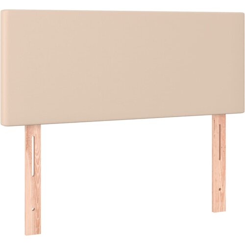 Maison Chic posteljno vzglavje - vzglavna omarica - nočna omarica kapučino 100x5x78/88 cm umetno usnje, (21707569) Slike