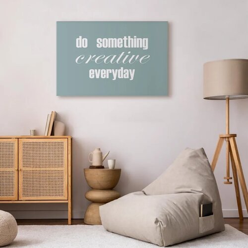  Slika - Do Something Creative Everyday (1 Part) Wide 60x40 Premium Print Slike