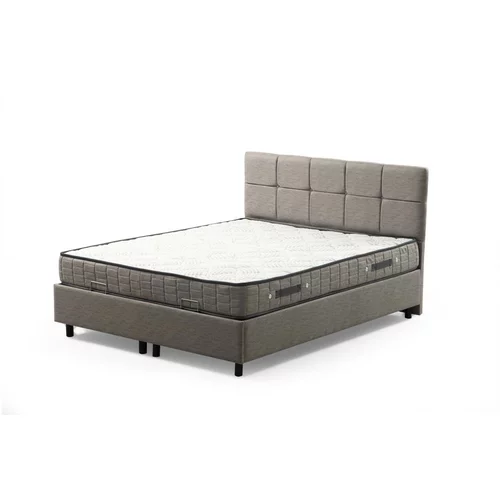 HANAH HOME Vitalia Set 160 x 200 - Light Grey dvojna boxspring postelja, (20975996)