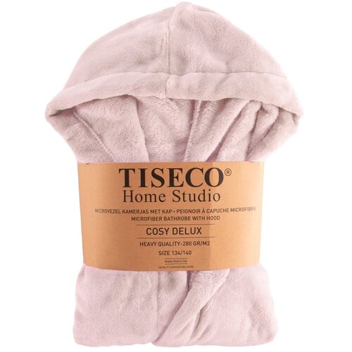 Tiseco Home Studio Ružičasti dječji ogrtač od mikropli&amp;scaron;a Delux &amp;ndash; Slike