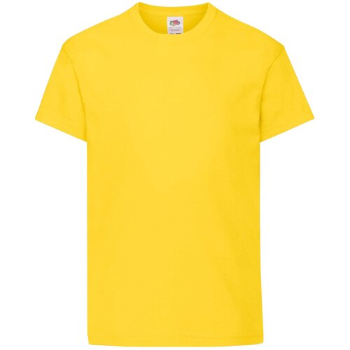 Fruit Of The Loom Yellow T-shirt for Children Original Slike
