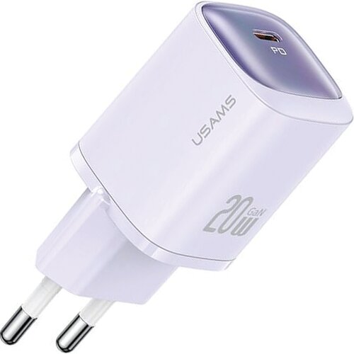 Usams 20W USB-C HITRI POLNILEC ZA TELEFONE VIJOLIČEN, (21974866) Cene
