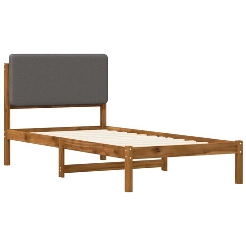  Krevetni okvir s tapiciranim uzglavljem Prirodna i svjetlosiva - Prirodna i svjetlosiva 90 x 190 cm Slike